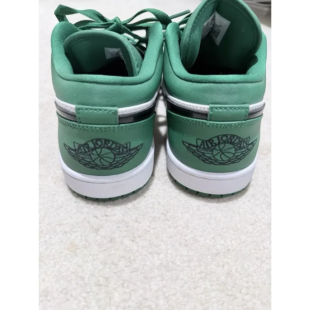 Air Jordan 1 Low Pine Green 2020 553558-301 Men’s size US8 Green/White/Black